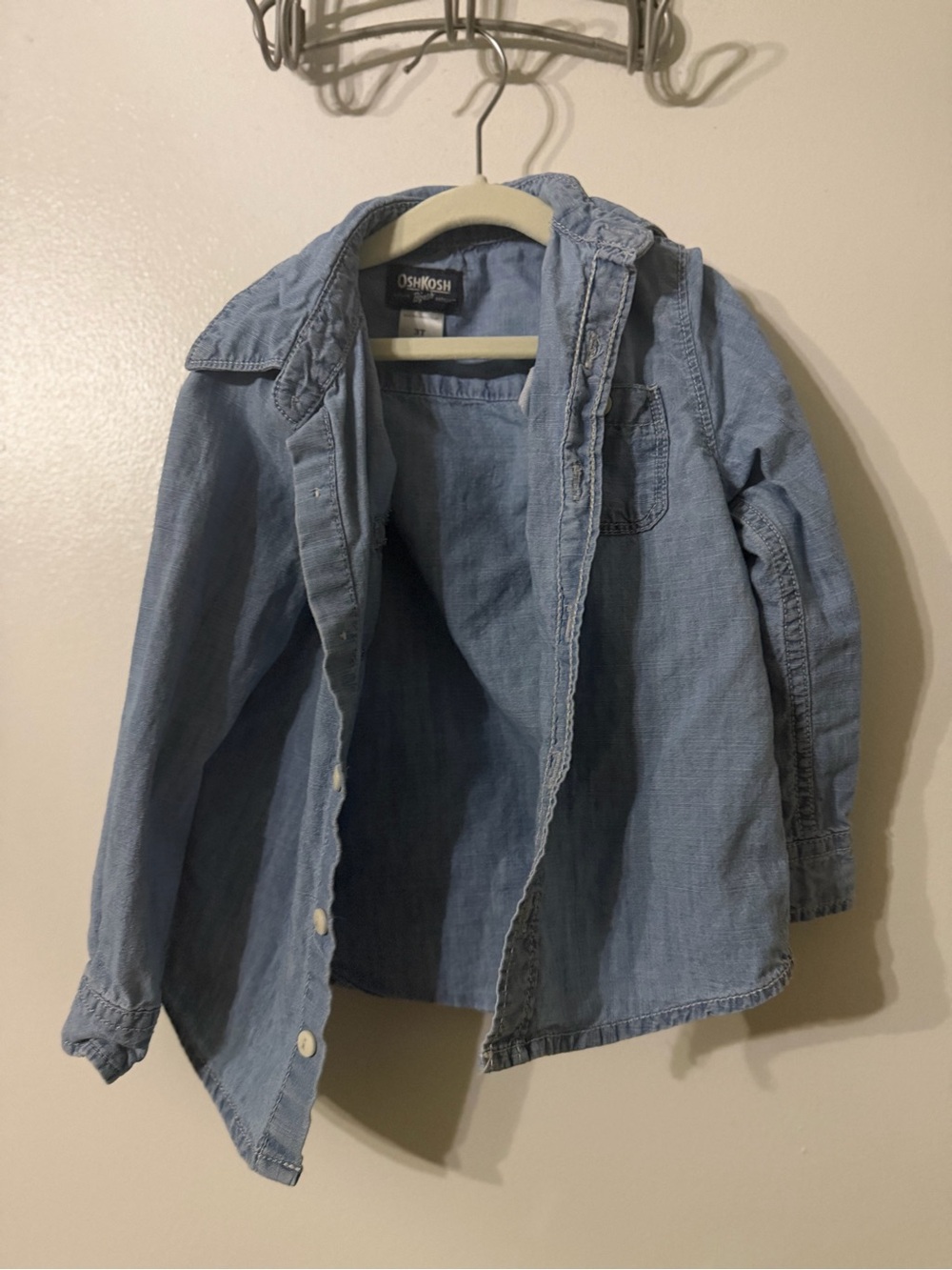 OshKosh B'gosh Light Blue Denim Button-Down Shirt